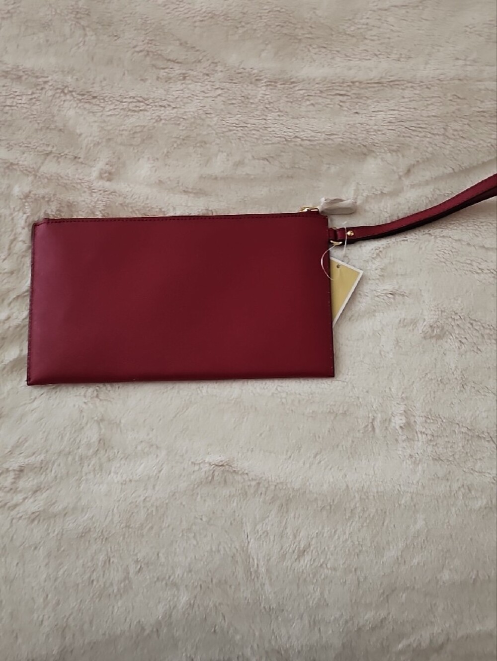 NWT Michael Kors Wine Red Star Appliqué Wristlet Clutch - Picture 4 of 5